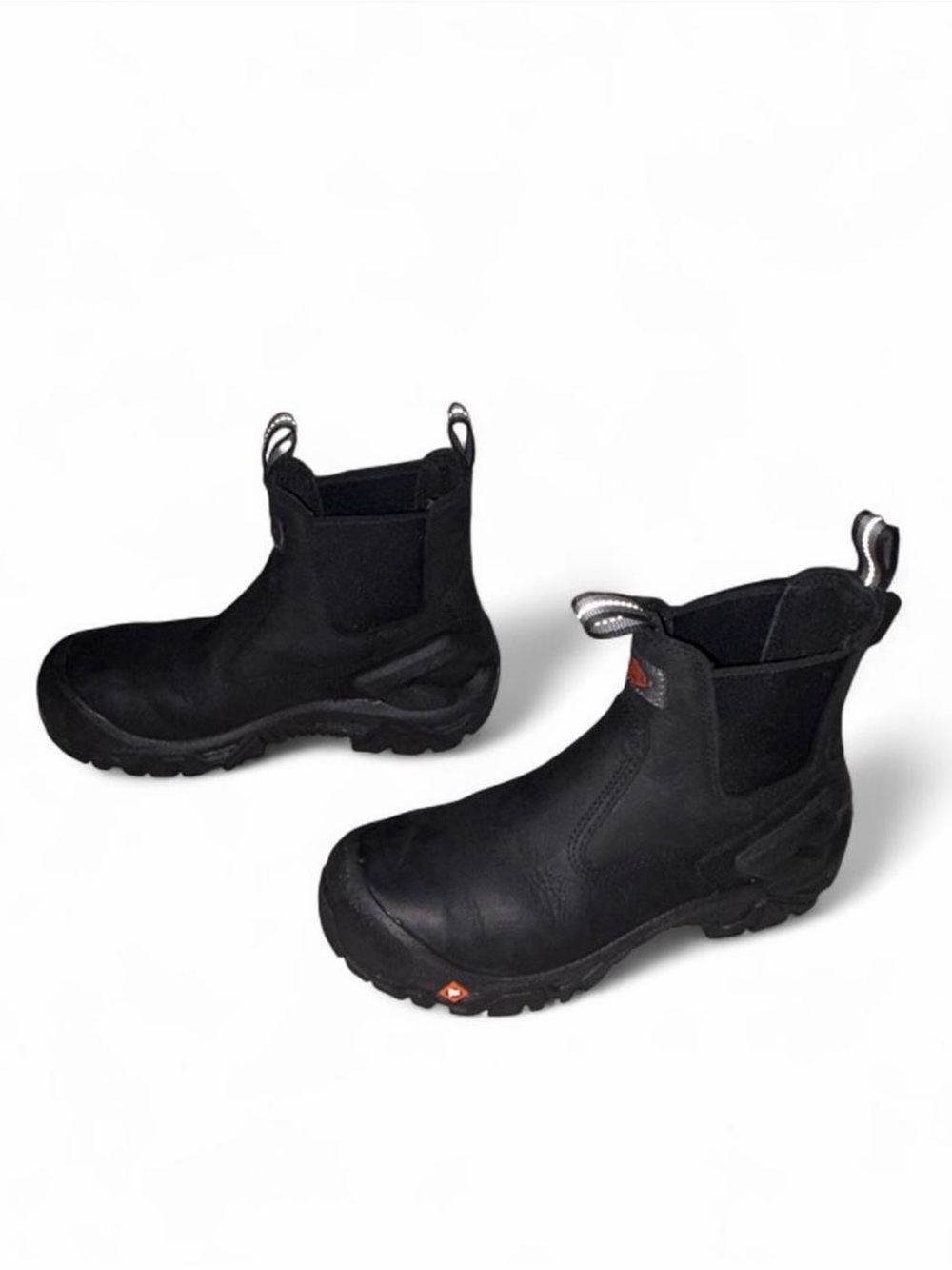 Merrell Strongfield Leather Chelsea Work Boots in Black, Men’s Size 7.5 Wide
